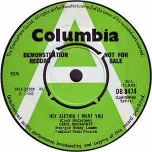 Cecil McCartney - Hey Alethia I Want You / Liquid Blue download free