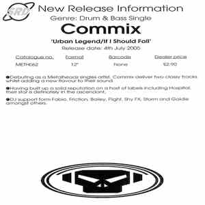 Commix - Urban Legend / If I Should Fall download free