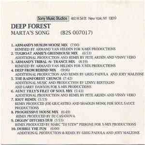 Deep Forest - Marta's Song (12" Double Promo) download free