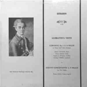 Giambattista Viotti, Angelicum Orchestra Of Milan, Pierluigi Urbini - Concerto No. 3 in A Major; Duetto Concertante in D Major download free